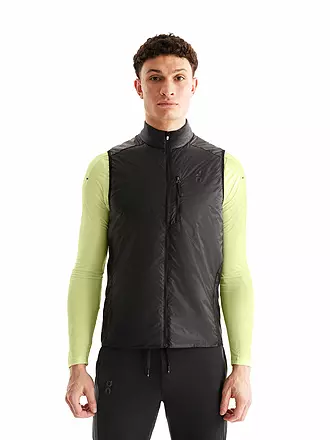 ON | Veste de course pour homme Weather Vest | schwarz